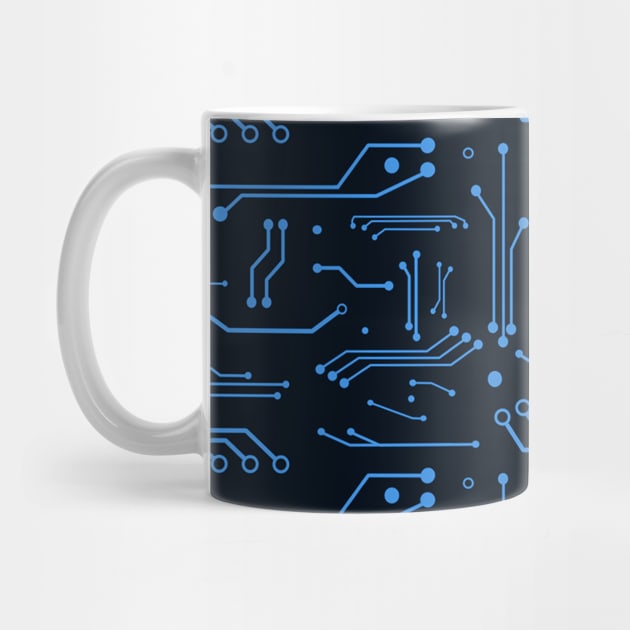 Blue Circuits by Firestorm Fox